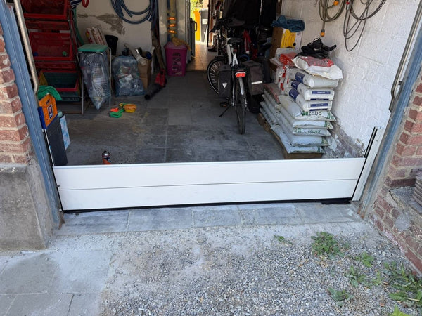 Batardeau de garage Nerolis vu de l'intérieur
