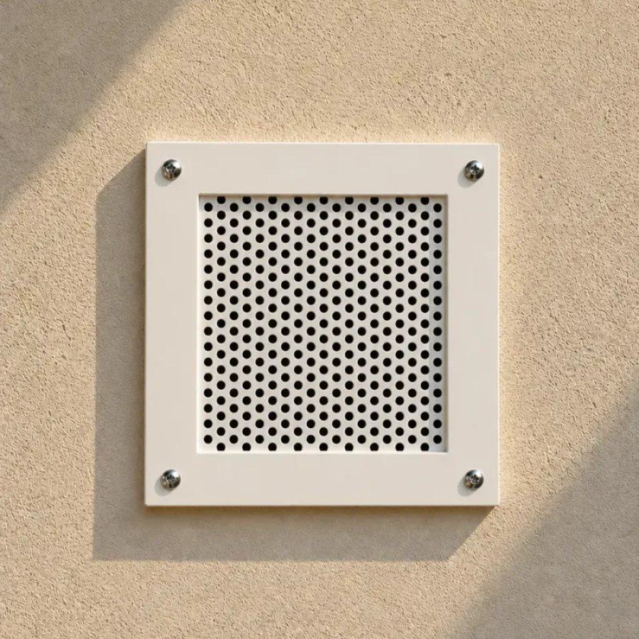 Grille d'aération basse à protéger
